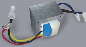 60 Hz iron-core transformer, 2.4 pounds 0Hz iron-core transformer